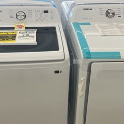 New Samsung Top load washer And Dryer 