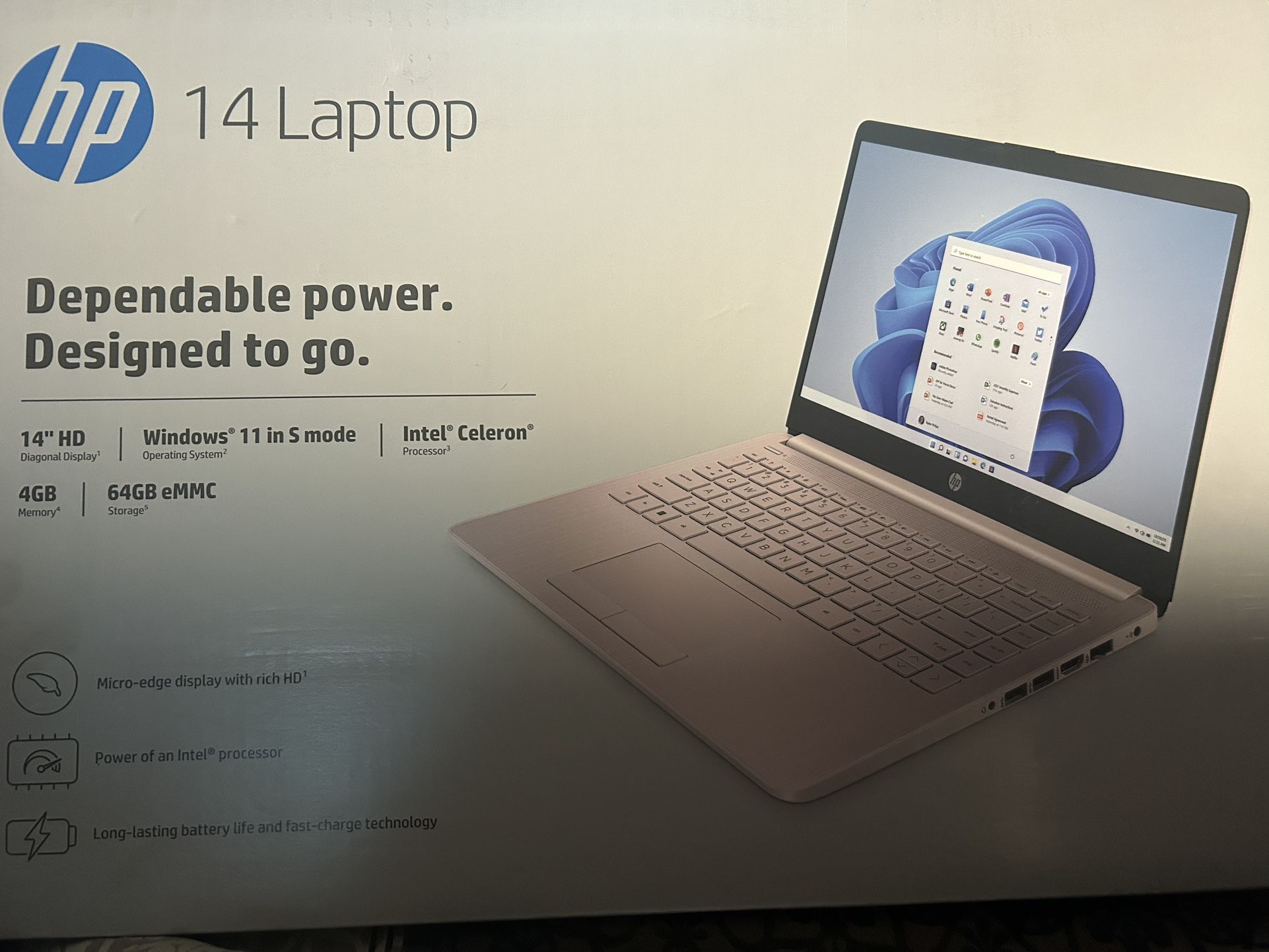 BRAND NEW IN BOX HP 14 Laptop