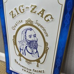 Zig Zag Metal Sign