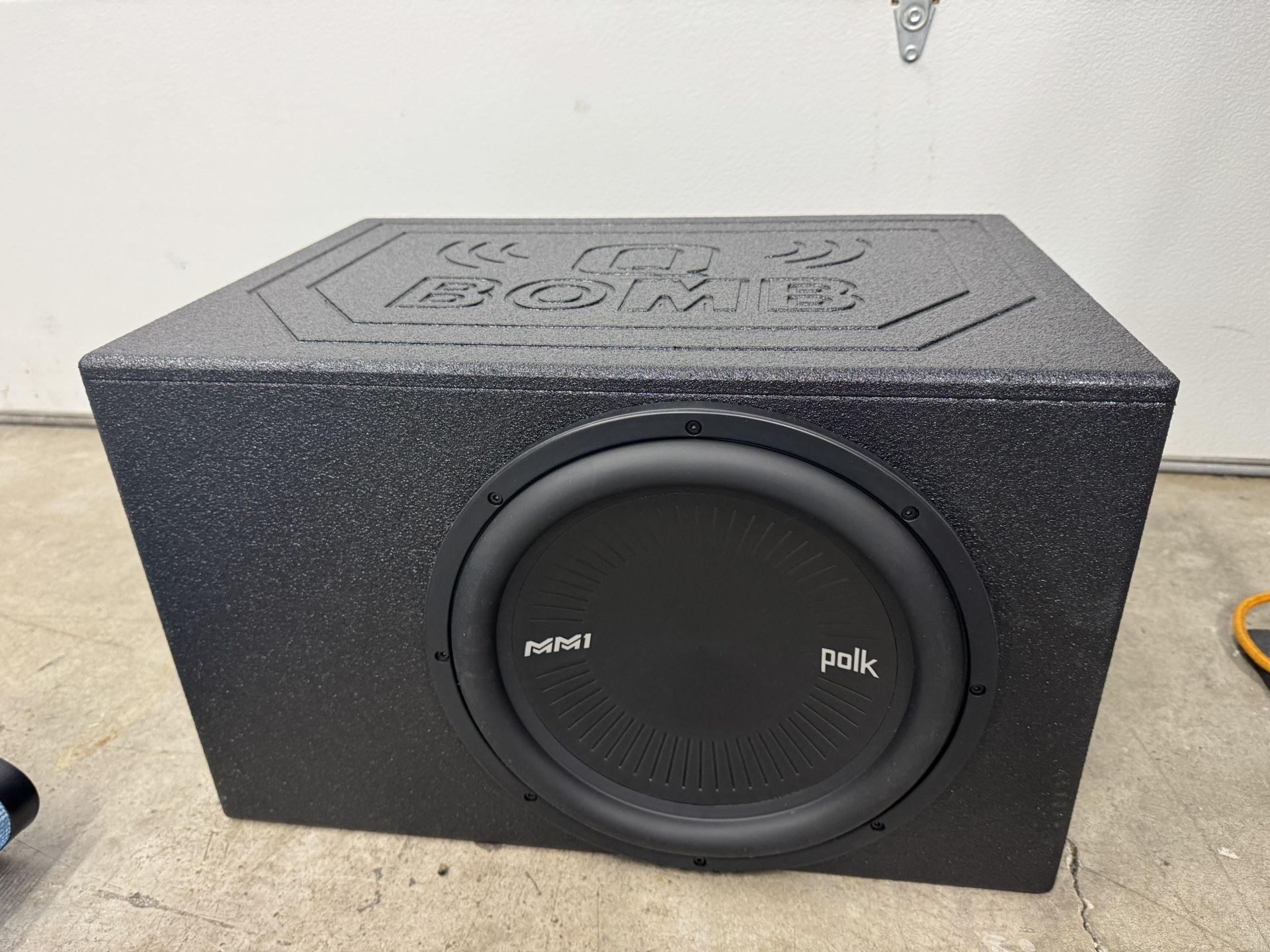 Polk 12” Sub And Box NEW Marine Rated