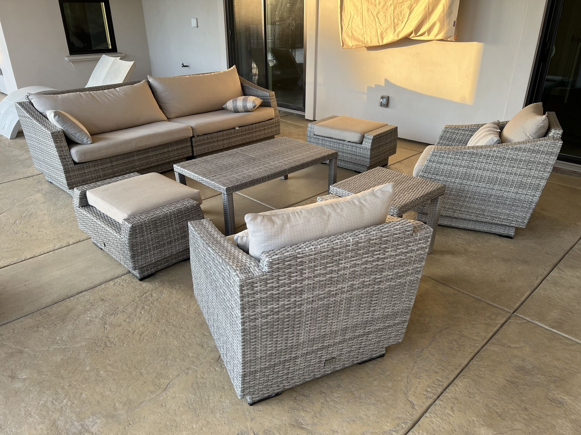 Patio Furniture Set 7 Piece