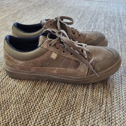 5.11 Tactical Norris Low Sneakers Mens 9.5 Coyote Brown Suede Puncture Resistant