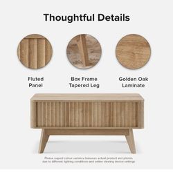 Fluted Lift Top Coffee Table