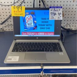 Hp Laptop 13” Windows 10 930gb 