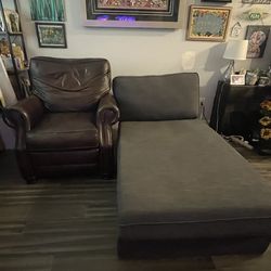 IKEA KIVIK Chaise, Gunnared medium gray