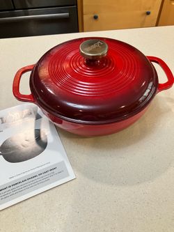 Lodge 3 Qt Enameled Cast Iron Dutch Oven with Lid