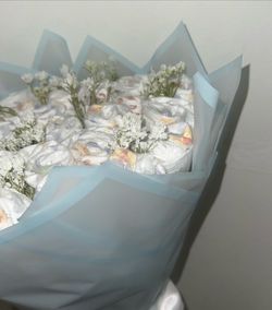 Diaper bouquet 🩵