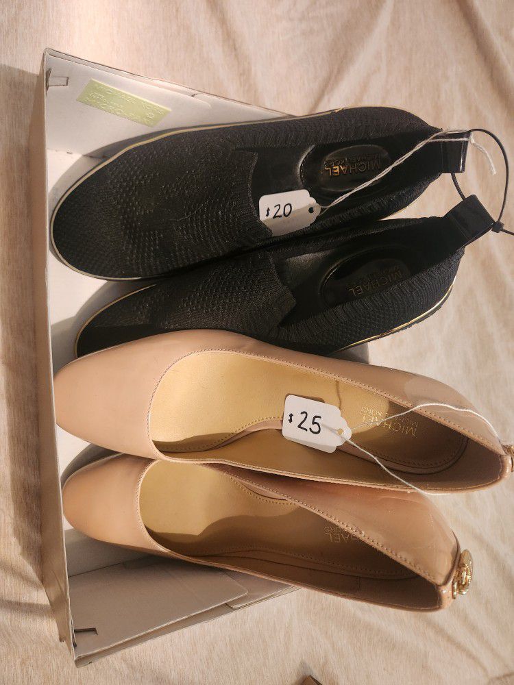 Michael Kors 2 Pairs Of Shoes, Size 7.5