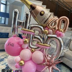 Balloons Bouquet - Decorations - Happy Birthday 