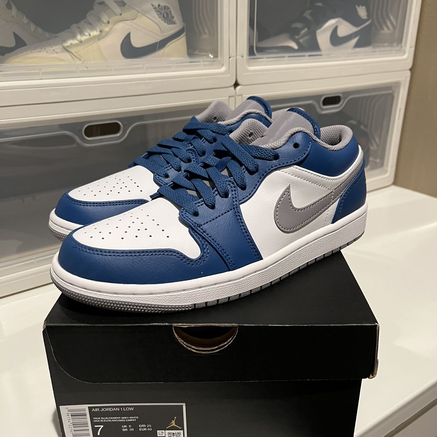 Jordan 1 Low True Blue for Sale in Durham, NC - OfferUp