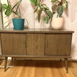 Midcentury Modern Media Stand/Low Cabinet - Walnut