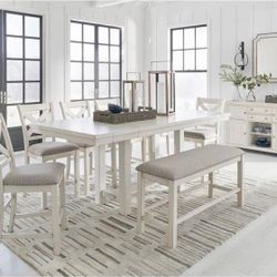6 Pc Dining Set Ready To Go Today