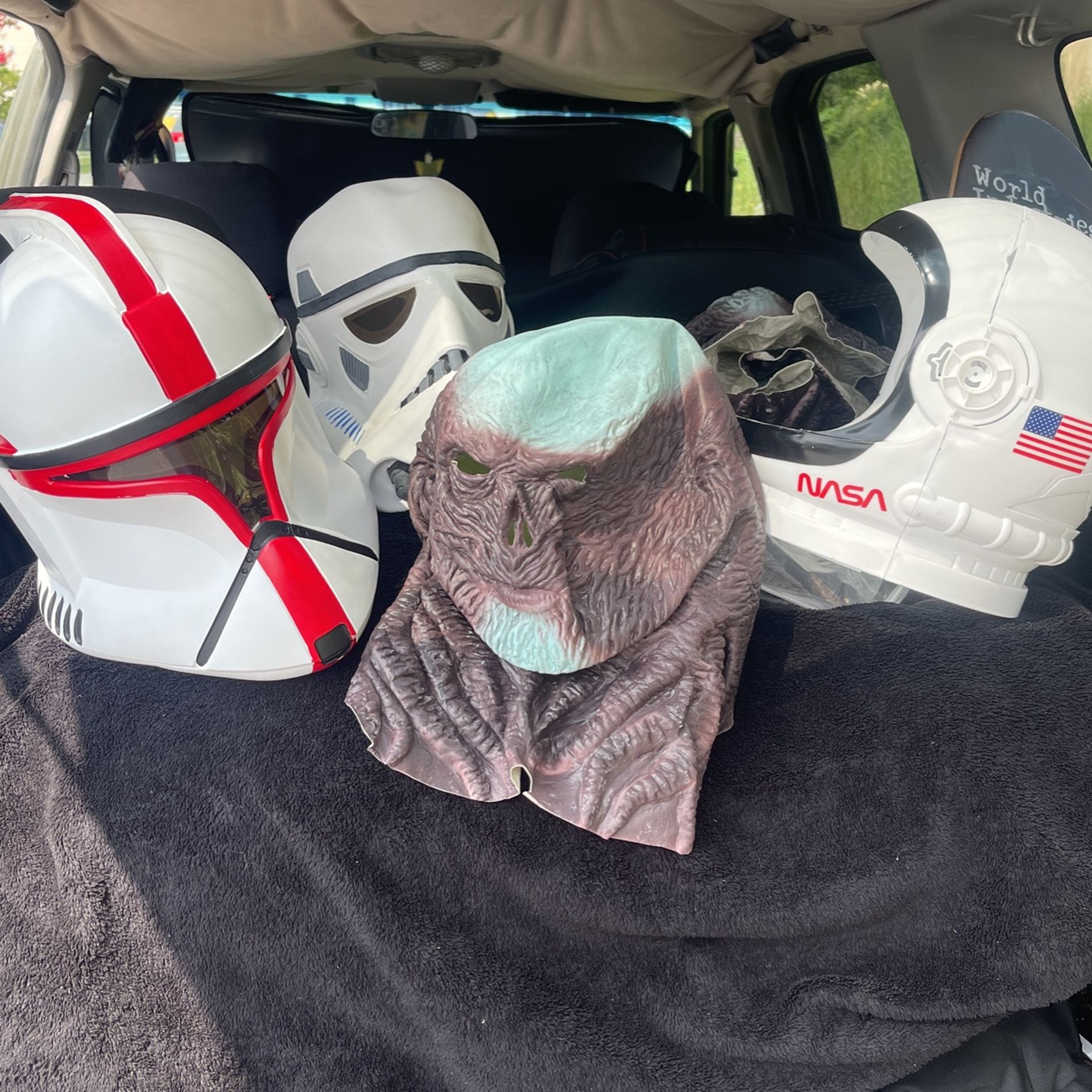 Halloween Masks Stormtrooper/ Vecna Stranger Things, NASA Helmet Astronaut 