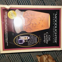 Vintage Oll candle lamp