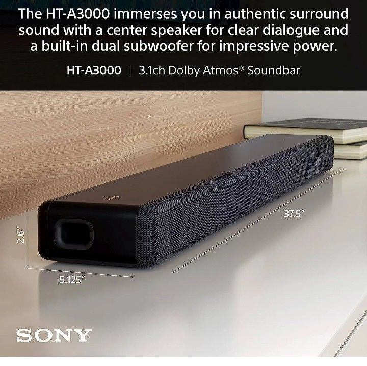 Sony A3000 Sound Bar Retail $600