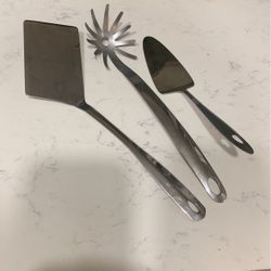Stainless Steel Kitchen Utensils (sold separately)