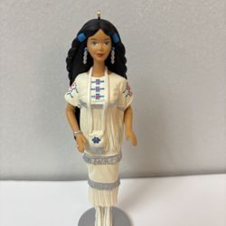 Hallmark Ornament 1996 Native American Barbie Dolls Of The World