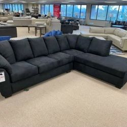 Darcy Black LAF Sectional