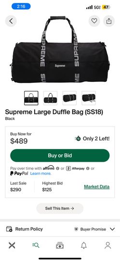 Supreme Large Duffle Bag (SS18)