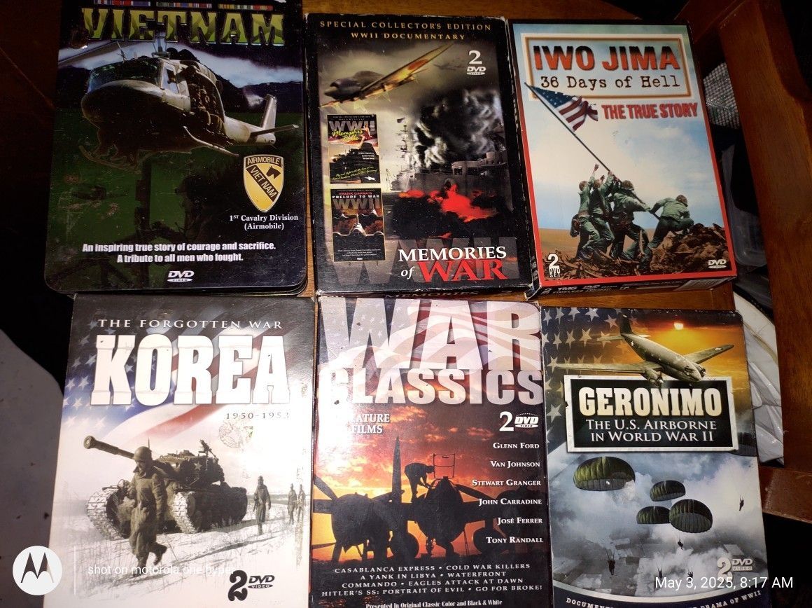Military War DVDs Box Sets Documentary Collection