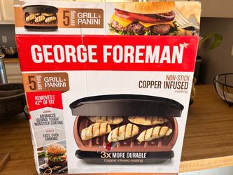 George Foreman 5-Serving Grill & Panini Press