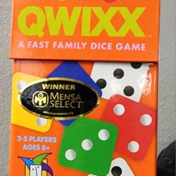 Gamewright Qwixx - A Fast Family Dice Game Multi-colored, 5"