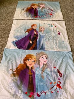 disney Frozen comforter and pillow cases