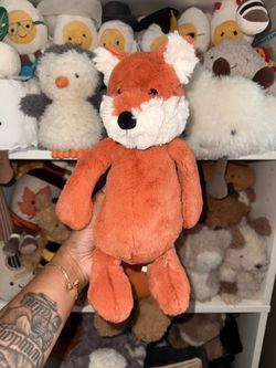 Authentic Jellycat Original Bashful Fox Cub