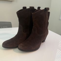 Brown Suede Boots