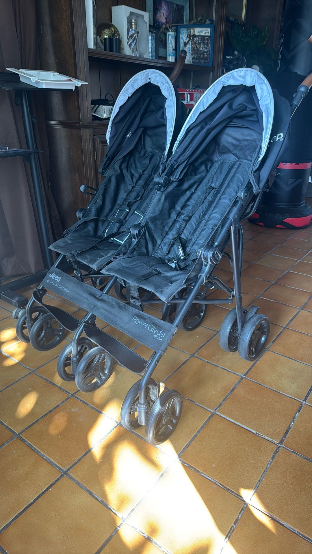 Jeep PowerGlyde Side By Side Double Stroller