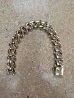 14k Yellow Gold Miami Cuban Bracelet 8.5"