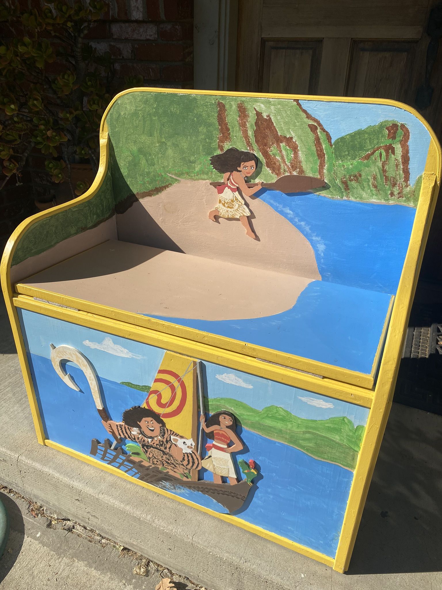 🌺🌴MOANA Toy Chest/bench🌺🌴