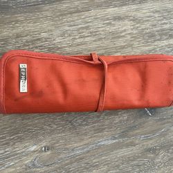 Sephora Makeup Brush Travel Bag Orange 