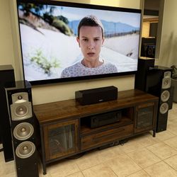 Yamaha NS-555, Polk Audio PSW-650 Subwoofer & Polk Audio CS10 Center Channel Speakers