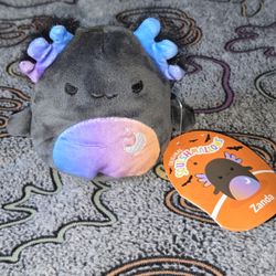 Squishmallow Zanda Axolotl Plush BNWT New 4in Kellytoy Halloween
