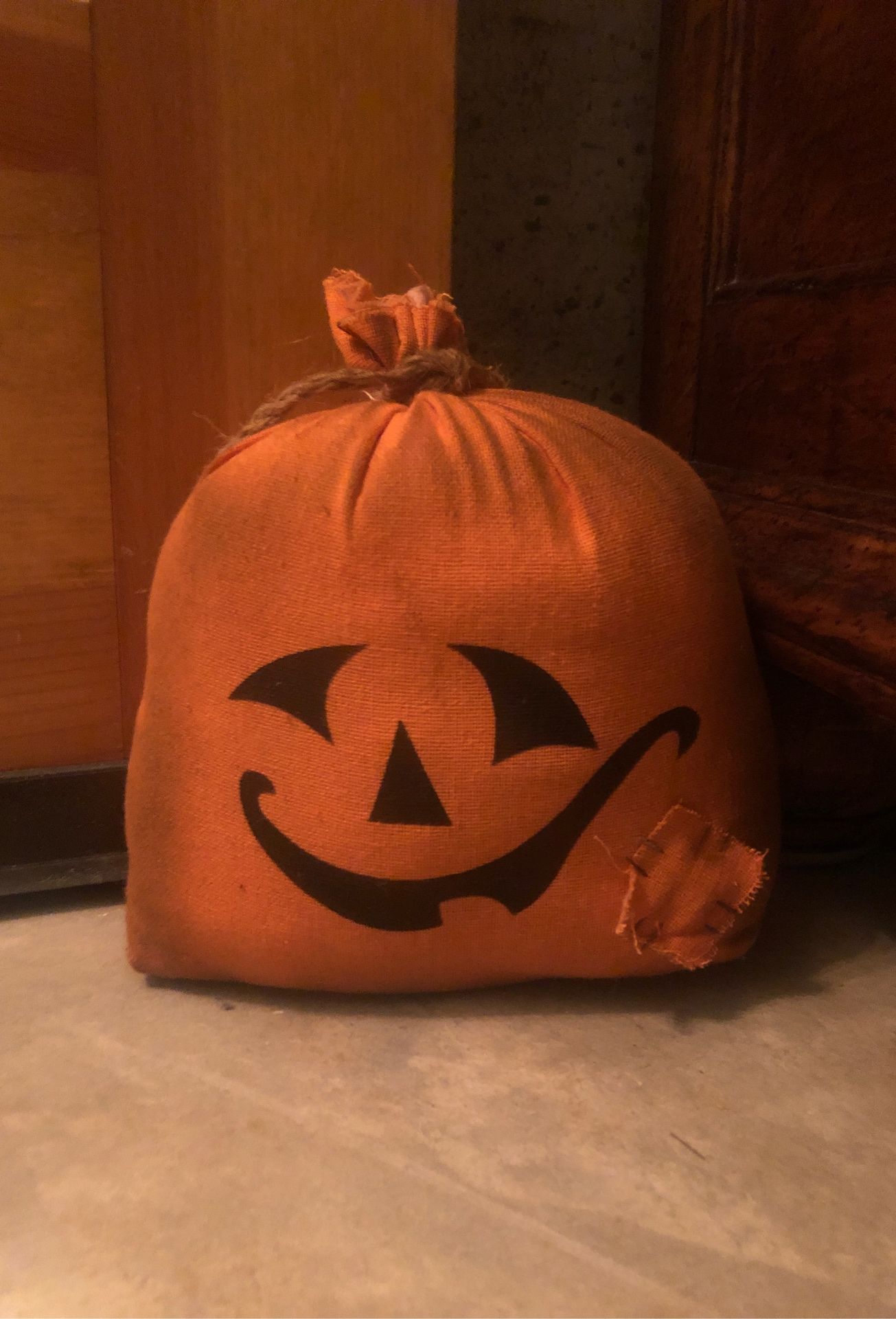 Pumpkin door stopper