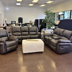 Sofa, Loveseat & Chair Recliner 