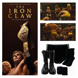 MOVIE WARDROBE - The Iron Claw TAG TEAM OPPONENT  Michael “Spade” Thompson Jr SCREEN WORN Outfit