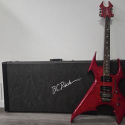 2001 B.C. Rich Beast NJ Series Electric Guitar (Rare) With B.C. Rich Molded Case