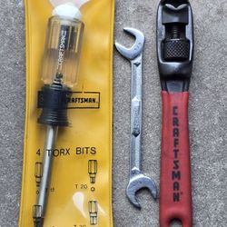 Vintage Craftsman and snap on tools USA- Read full description