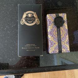 MOR Hand Cream & Bar Soap Black Cherry Plum 