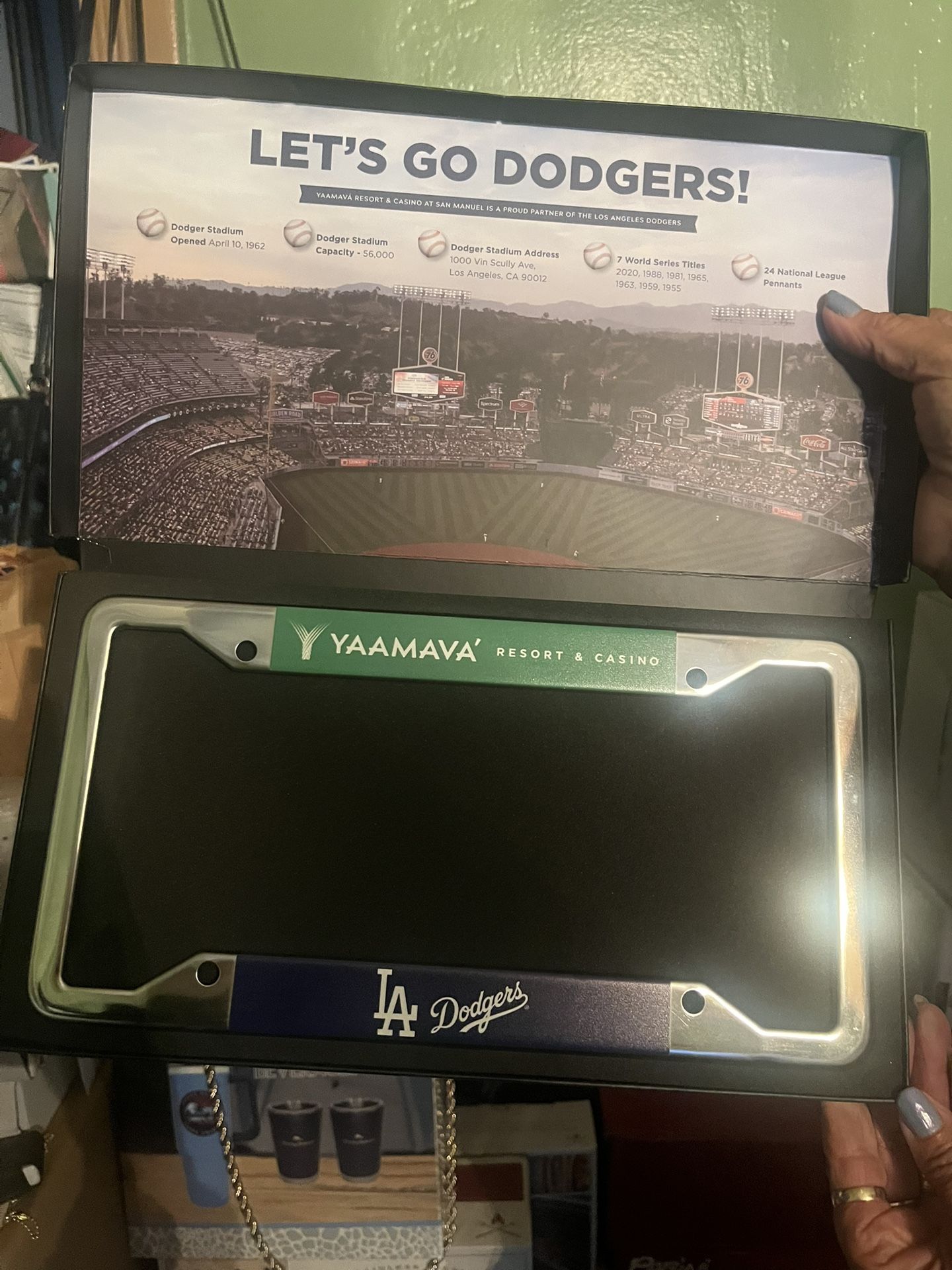 Dodgers License Plate