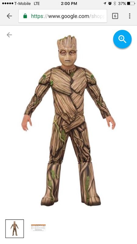 Adult groot costume