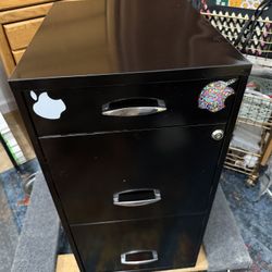 Small Three Drawer File Cabinet