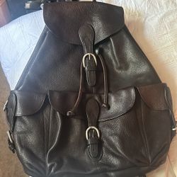 London fog leather backpack discount
