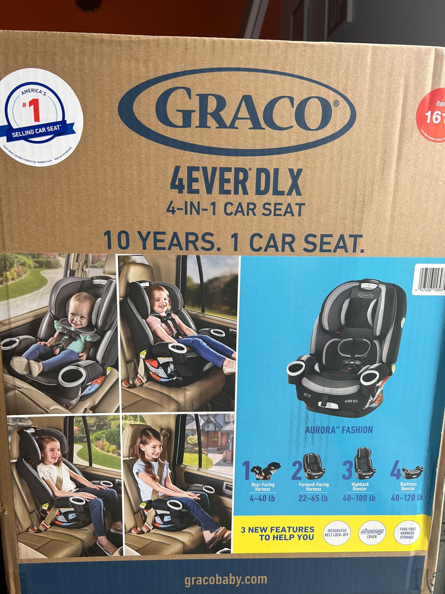 Graco 4Ever DLX 4-in-1 Convertible Car Seat