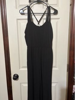 Black pant romper - Large (P)