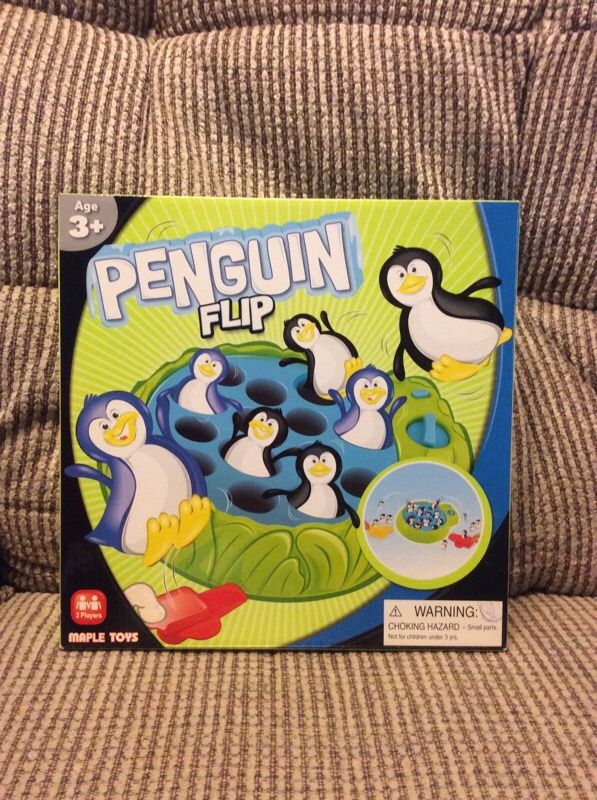Penguin flip board game