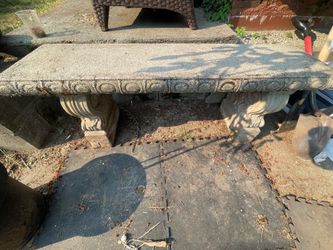 Free Concrete Garden benches