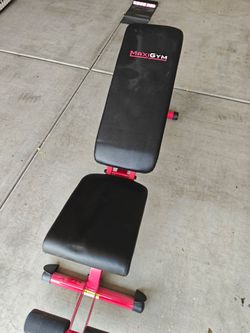 MaxiGym adjustable weight bench